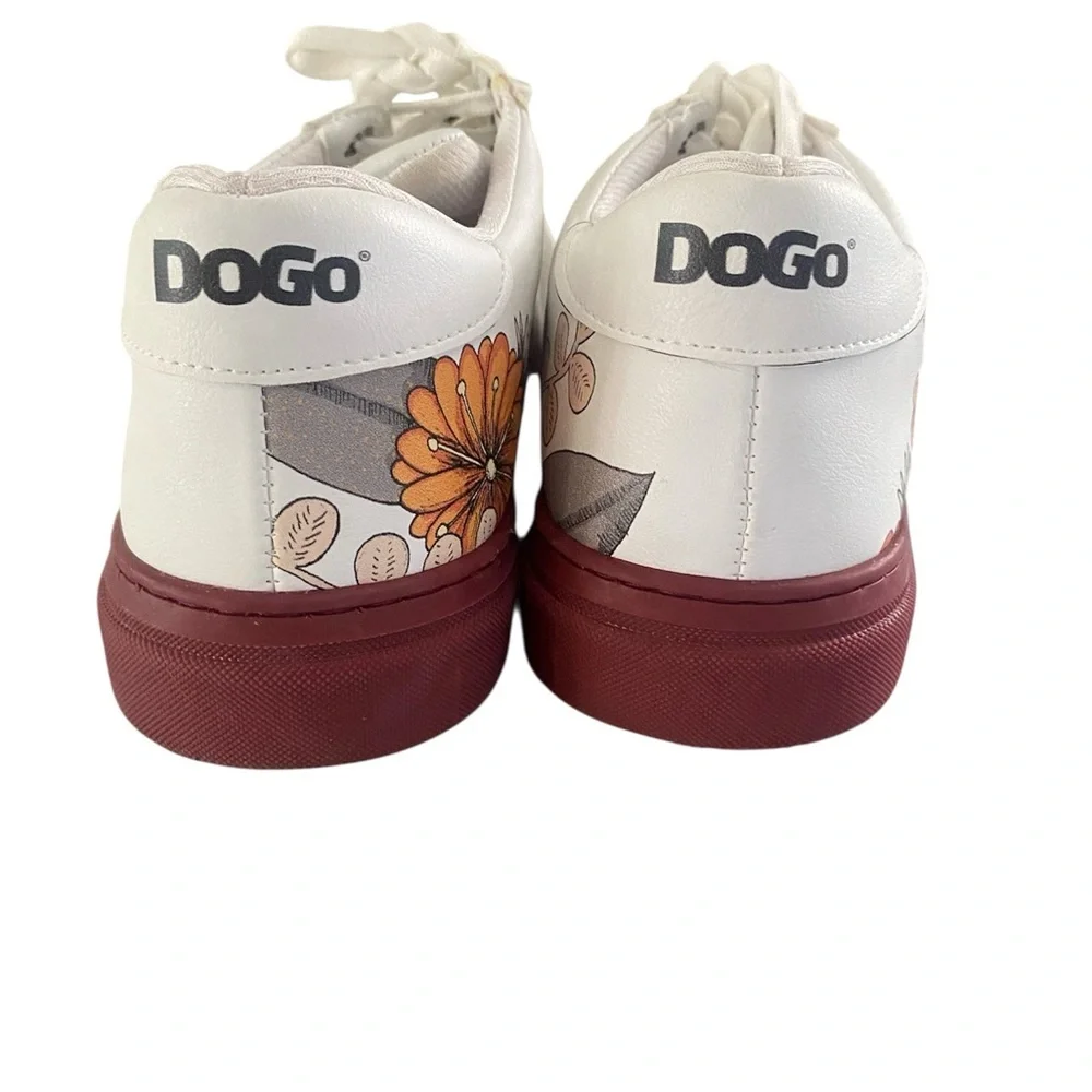 DOGO “Magic in the Air” Bird & Floral Art Sneakers SZ 8.5 - Picture 5 of 9